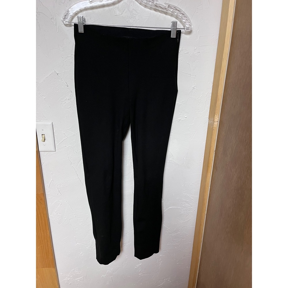 Quince Black Elastic Waist Pull On Slim Leg Ankle Pants Size S